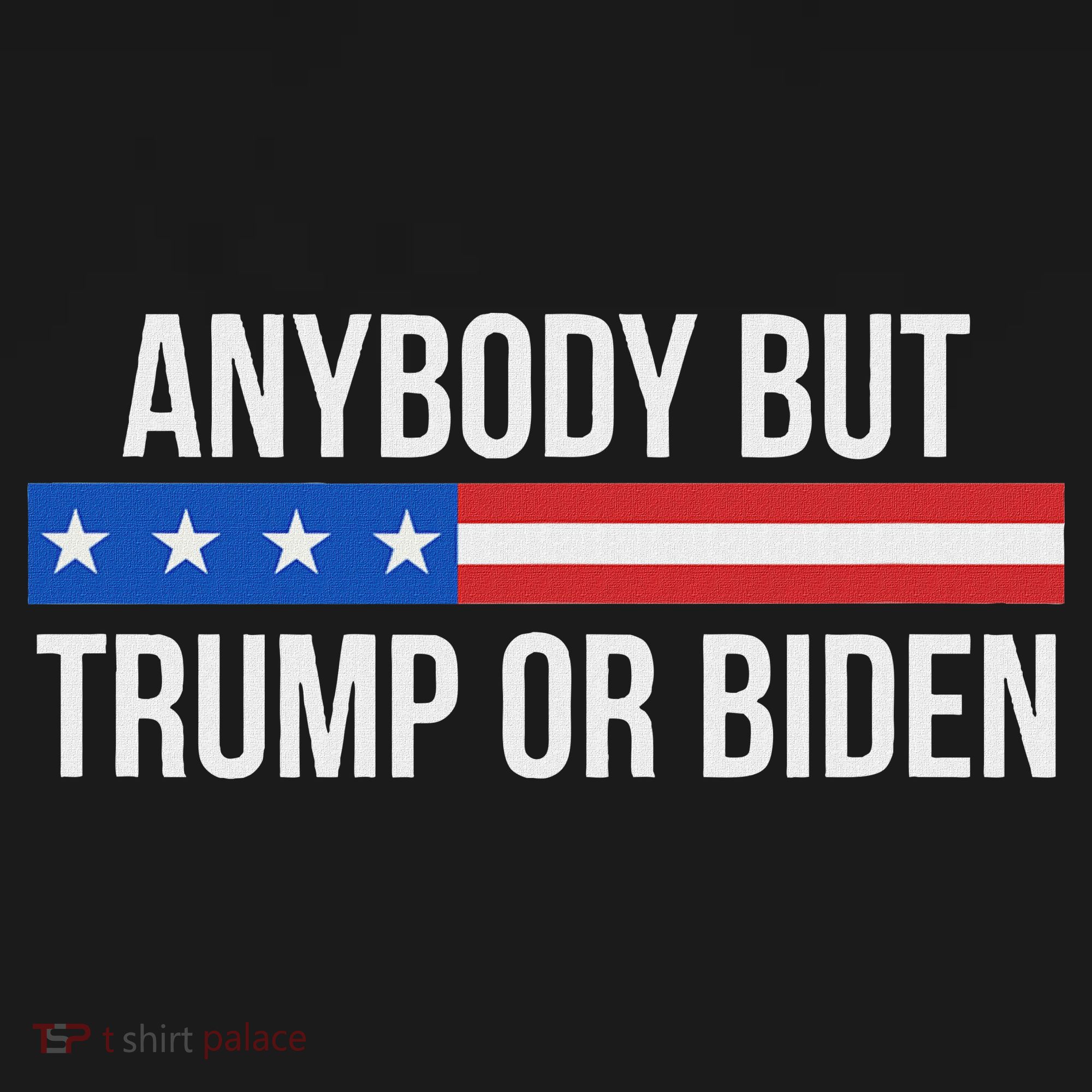 Anybody But Trump Or Biden Political Statement Women's Hoodie