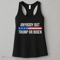 Anybody But Trump Or Biden Political Statement Women's Tank Top thumb 3