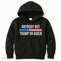 Anybody But Trump Or Biden Political Statement Kids Hoodie thumb 0