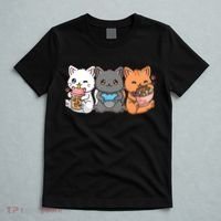 Anime Boba Tea Bubble Tea Gaming Gamer Ramen Cat T-Shirt thumb 5