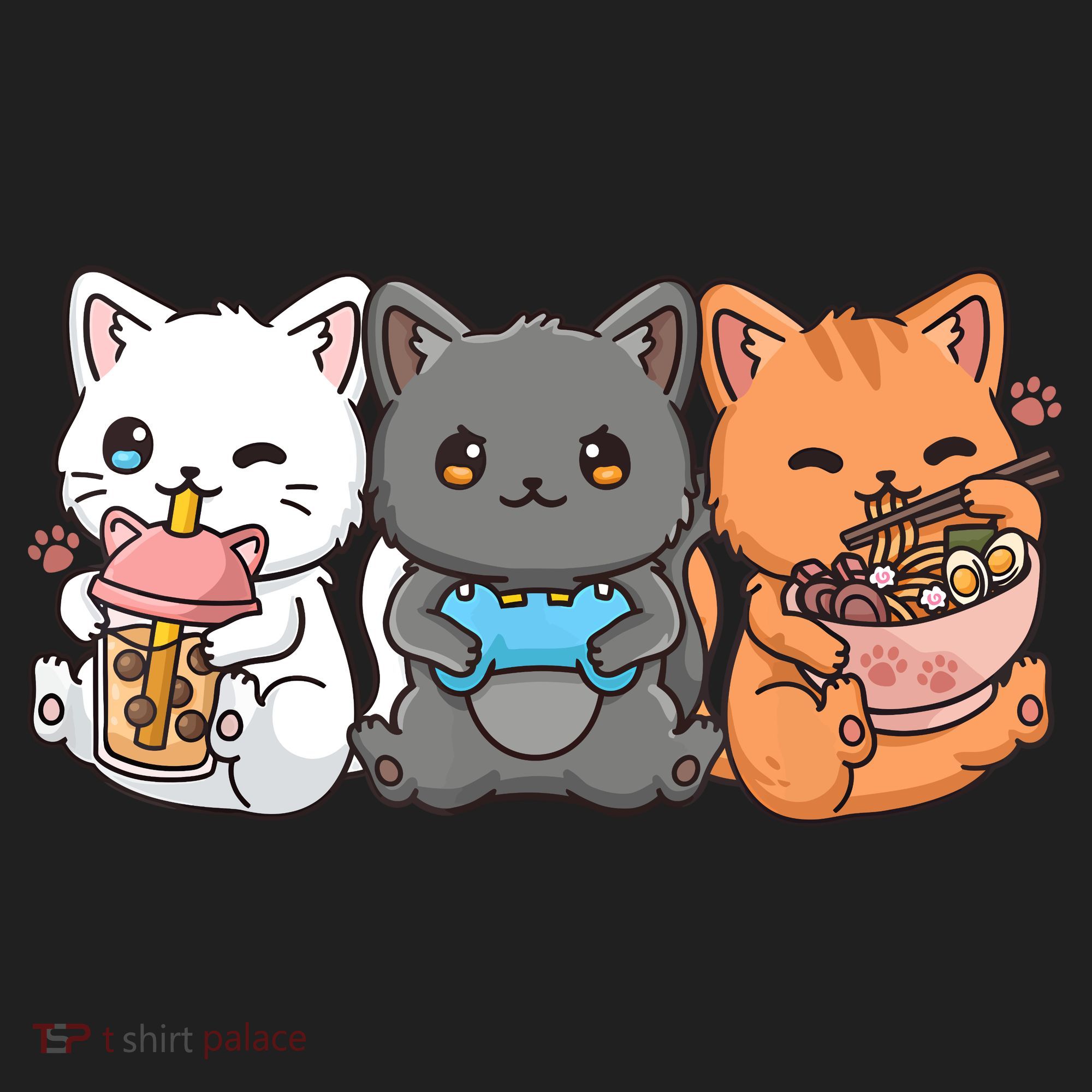 Anime Boba Tea Bubble Tea Gaming Gamer Ramen Cat Beanie