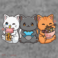 Anime Boba Tea Bubble Tea Gaming Gamer Ramen Cat Toddler Hoodie thumb 2