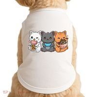 Anime Boba Tea Bubble Tea Gaming Gamer Ramen Cat Doggie Tank thumb 0