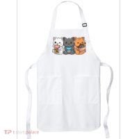 Anime Boba Tea Bubble Tea Gaming Gamer Ramen Cat Apron thumb 0