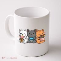 Anime Boba Tea Bubble Tea Gaming Gamer Ramen Cat Coffee Mug thumb 0