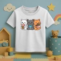 Anime Boba Tea Bubble Tea Gaming Gamer Ramen Cat Toddler T-Shirt thumb 3
