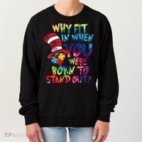 Autism Born To Stand Out Women's Sweatshirt thumb 0