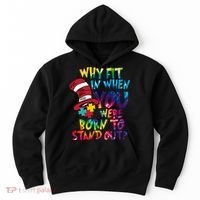 Autism Born To Stand Out Hoodie thumb 0