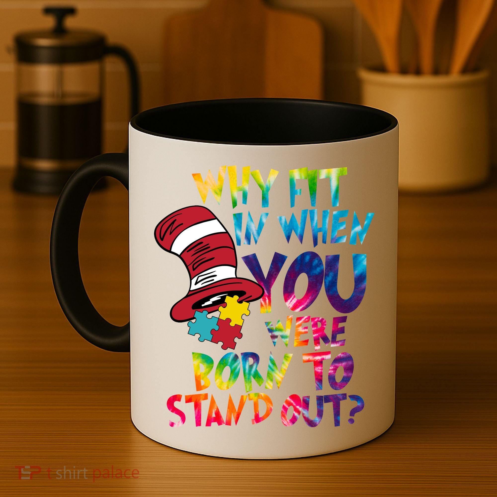 Autism Born To Stand Out Coffee Mug