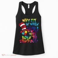 Autism Born To Stand Out Women's Tank Top thumb 0