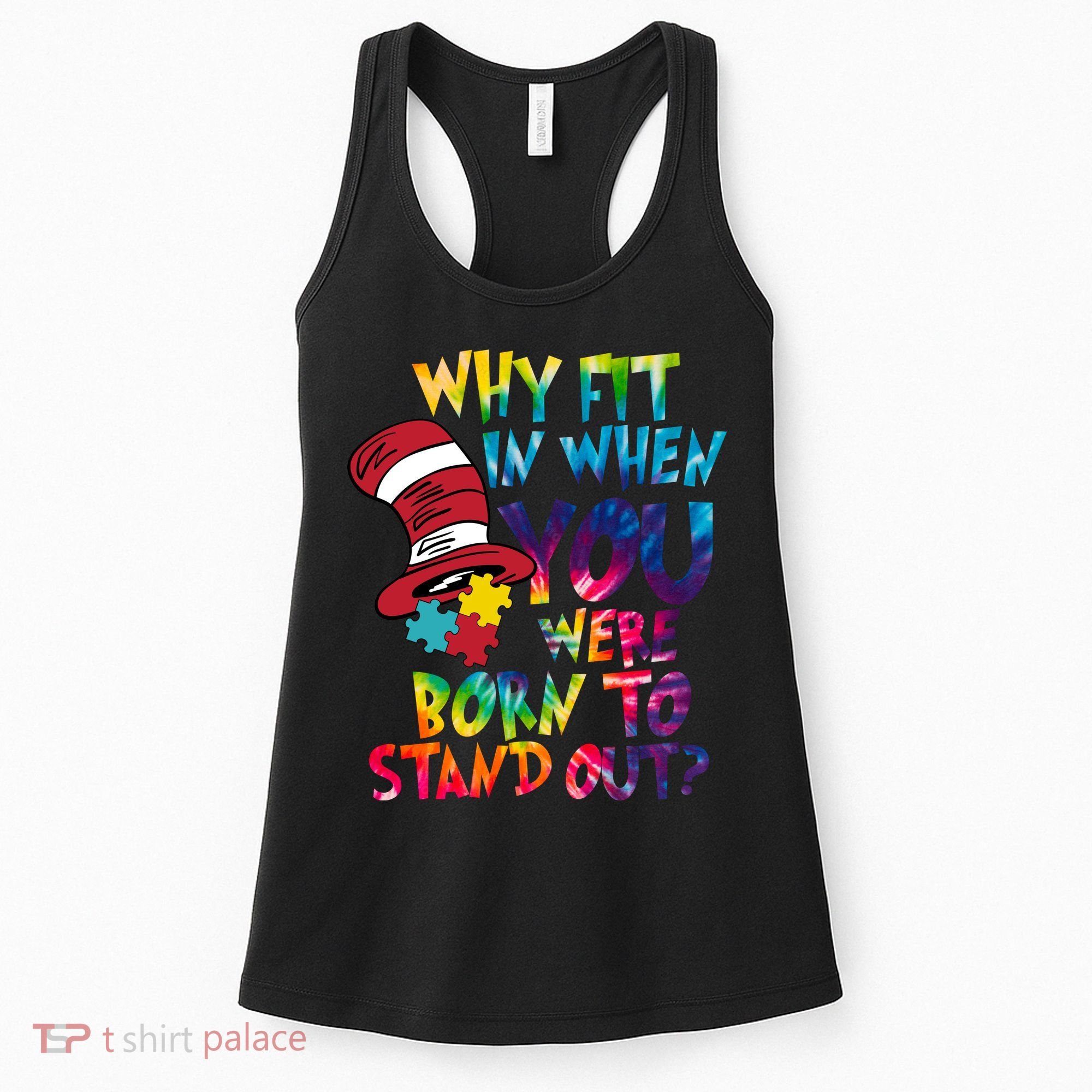 Autism Born To Stand Out Women's Tank Top
