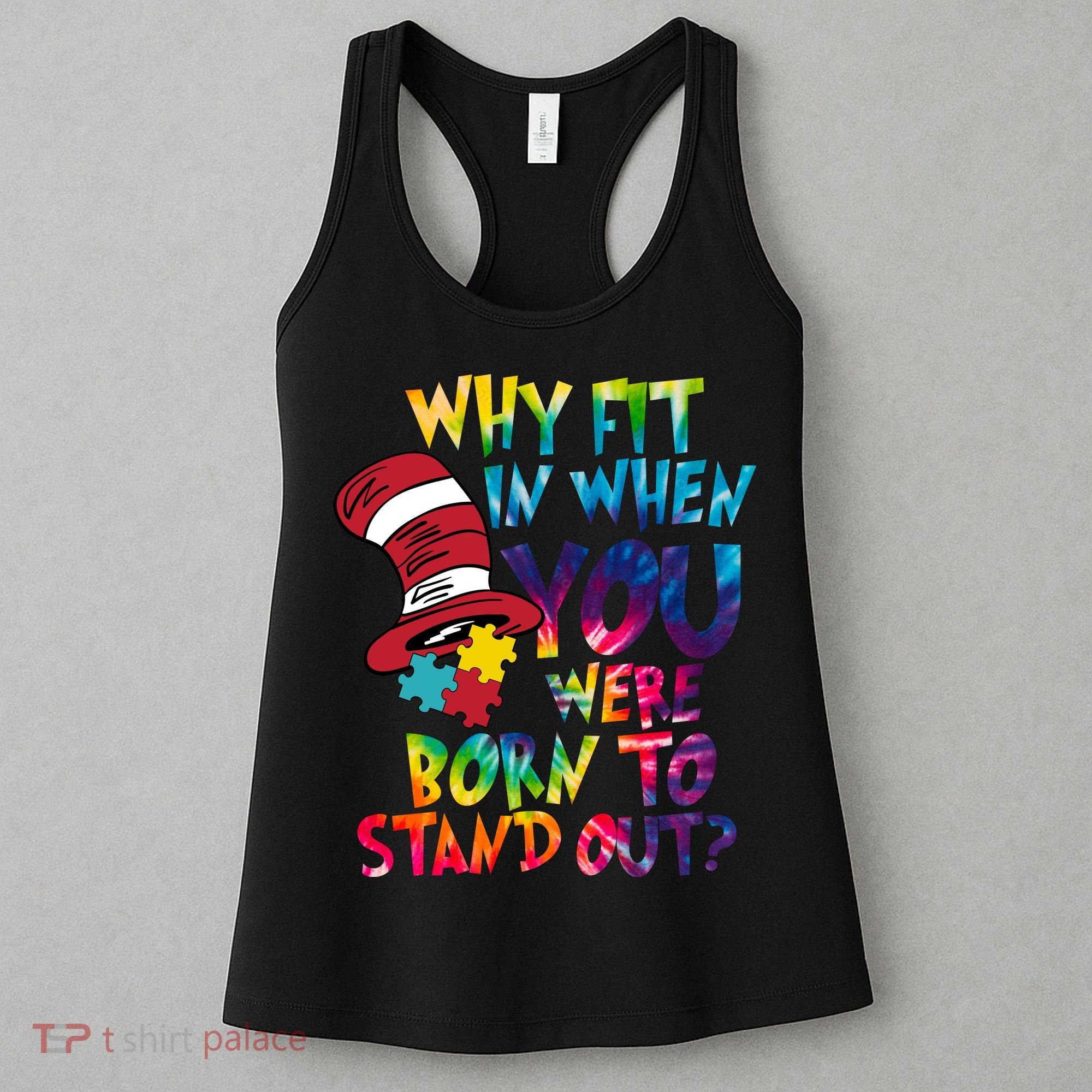 Autism Born To Stand Out Women's Tank Top