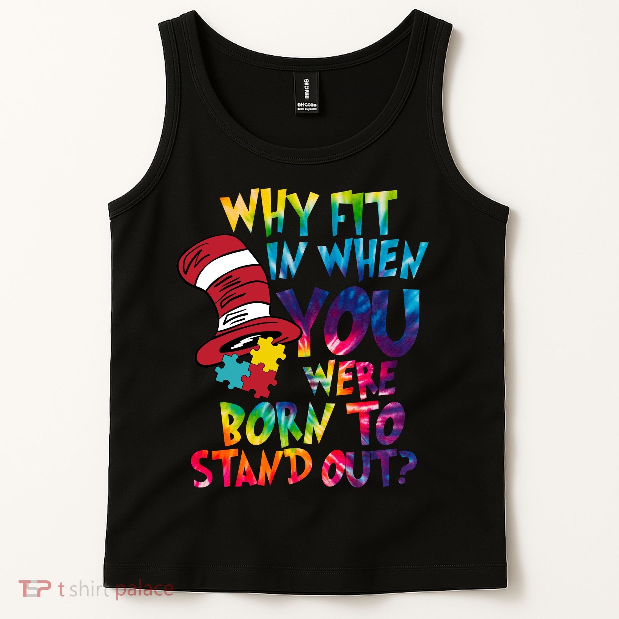 Autism Born To Stand Out Tank Top