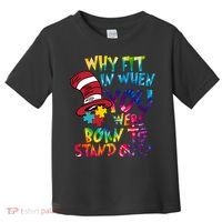 Autism Born To Stand Out Toddler T-Shirt thumb 0