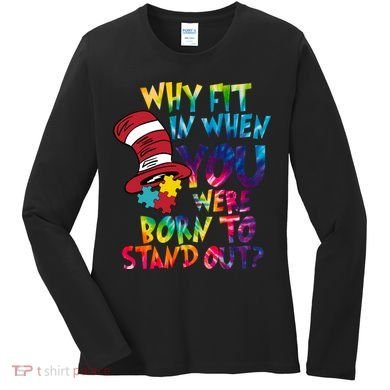 Autism Born To Stand Out Women's Long Sleeve Shirt
