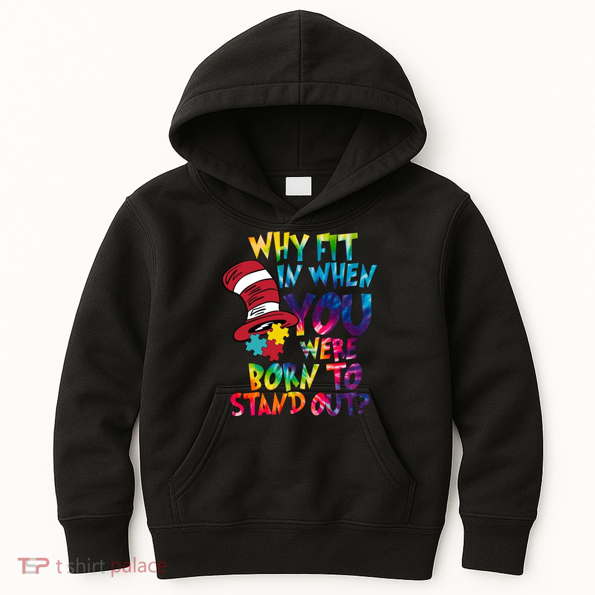 Autism Born To Stand Out Kids Hoodie