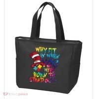 Autism Born To Stand Out Tote Bag thumb 3