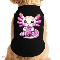 Axolotl Boba Tea Bubble Tea Anime Cute Kawaii Axolotl Doggie Tank thumb 0