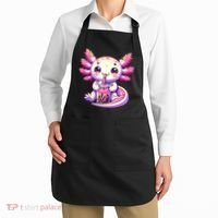 Axolotl Boba Tea Bubble Tea Anime Cute Kawaii Axolotl Apron thumb 2