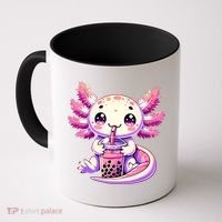 Axolotl Boba Tea Bubble Tea Anime Cute Kawaii Axolotl Coffee Mug thumb 0