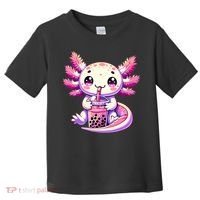 Axolotl Boba Tea Bubble Tea Anime Cute Kawaii Axolotl Toddler T-Shirt thumb 0