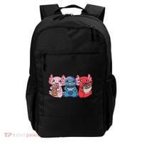 Axolotl Boba Tea Bubble Tea Gaming Gamer Ramen Axolotl  Backpack thumb 0