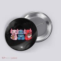 Axolotl Boba Tea Bubble Tea Gaming Gamer Ramen Axolotl  Button thumb 0