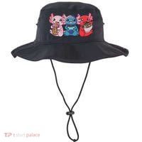 Axolotl Boba Tea Bubble Tea Gaming Gamer Ramen Axolotl  Bucket Hat thumb 0