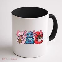 Axolotl Boba Tea Bubble Tea Gaming Gamer Ramen Axolotl  Coffee Mug thumb 1