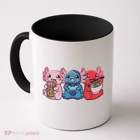 Axolotl Boba Tea Bubble Tea Gaming Gamer Ramen Axolotl  Coffee Mug thumb 0