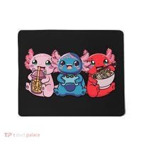 Axolotl Boba Tea Bubble Tea Gaming Gamer Ramen Axolotl  Mousepad thumb 0