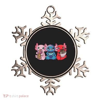 Axolotl Boba Tea Bubble Tea Gaming Gamer Ramen Axolotl  Ornament
