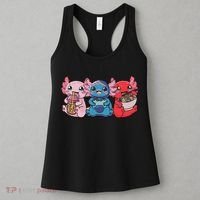 Axolotl Boba Tea Bubble Tea Gaming Gamer Ramen Axolotl  Women's Tank Top thumb 3