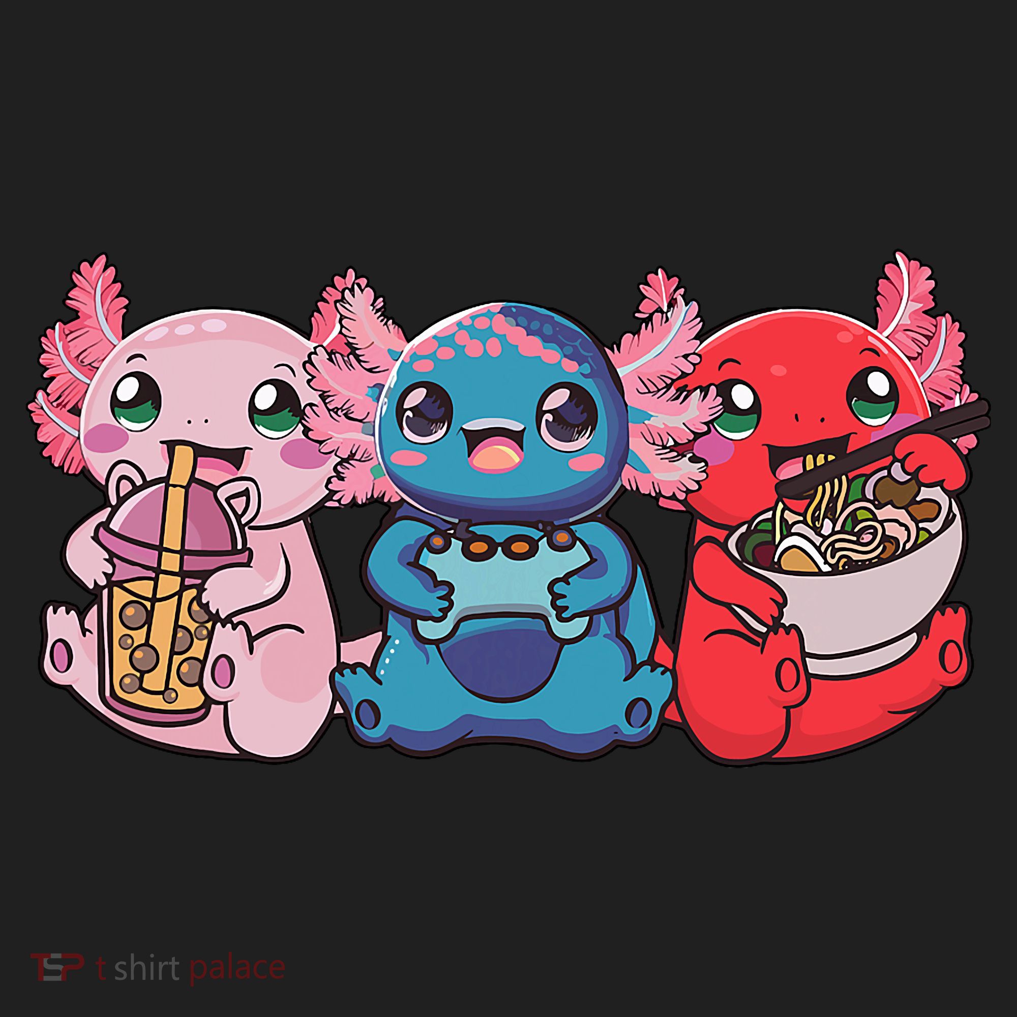Axolotl Boba Tea Bubble Tea Gaming Gamer Ramen Axolotl  Hat