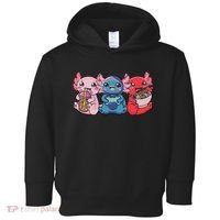 Axolotl Boba Tea Bubble Tea Gaming Gamer Ramen Axolotl  Toddler Hoodie thumb 0