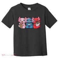 Axolotl Boba Tea Bubble Tea Gaming Gamer Ramen Axolotl  Toddler T-Shirt thumb 0