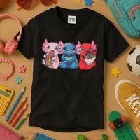 Axolotl Boba Tea Bubble Tea Gaming Gamer Ramen Axolotl  Kids T-Shirt thumb 3