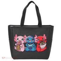 Axolotl Boba Tea Bubble Tea Gaming Gamer Ramen Axolotl  Tote Bag thumb 0