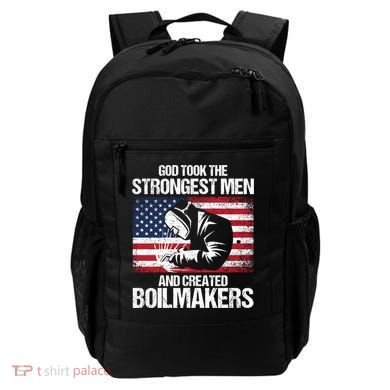 American Boilermakers Union Worker Strongest Us Flag Gift Backpack