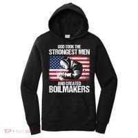 American Boilermakers Union Worker Strongest Us Flag Gift Women's Hoodie thumb 0