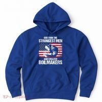 American Boilermakers Union Worker Strongest Us Flag Gift Hoodie thumb 0