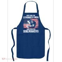 American Boilermakers Union Worker Strongest Us Flag Gift Apron thumb 0