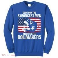 American Boilermakers Union Worker Strongest Us Flag Gift Sweatshirt thumb 0