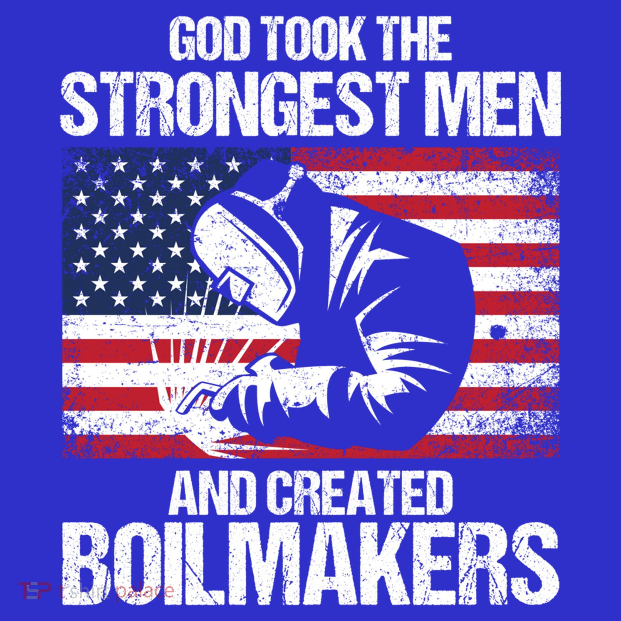American Boilermakers Union Worker Strongest Us Flag Gift Visor