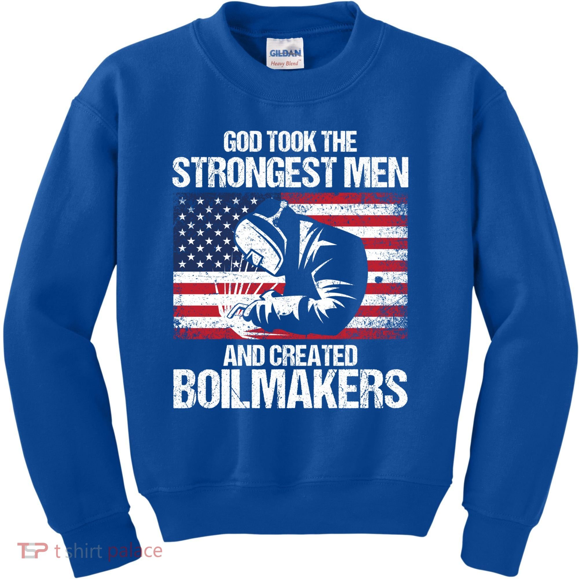 American Boilermakers Union Worker Strongest Us Flag Gift Kids Sweatshirt