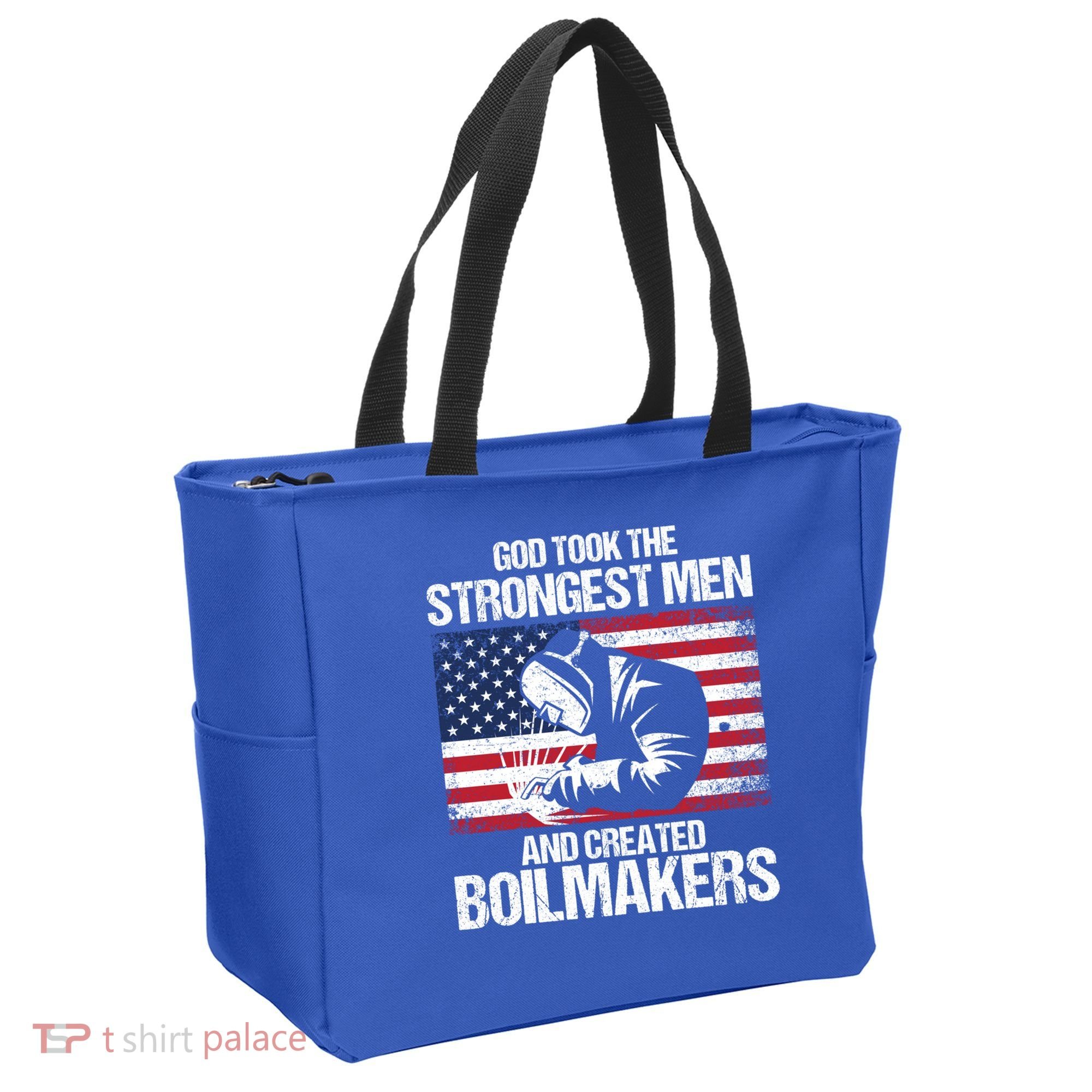 American Boilermakers Union Worker Strongest Us Flag Gift Tote Bag