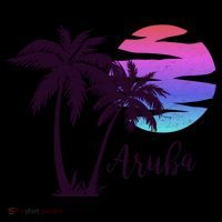Aruba Beach Vacation Caribbean Cruise Retro Sunset Palm Tree Meaningful Gift Coffee Mug thumb 5