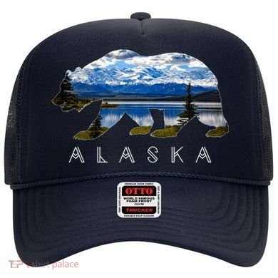 Alaskan Bear With Lake & Mountain Souvenir Hat