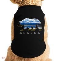 Alaskan Bear With Lake And Mountain Souvenir Gift Doggie Tank thumb 0