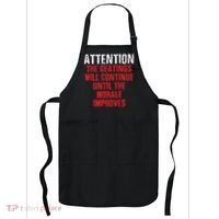 Attention Beatings Will Continue Until The Morale Improves Apron thumb 0
